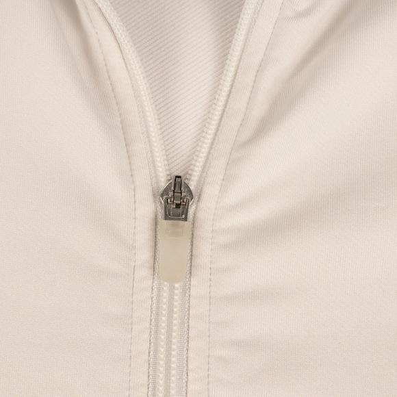 Nike Sweatshirt Womens Small  White Blue Full Zip Fit Dry Mock Neck - Picture 4 of 13